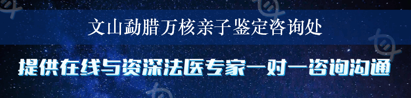 文山勐腊万核亲子鉴定咨询处